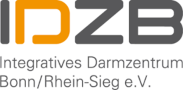 Logo mit den Buchstaben 'IDZB' und dem Text 'Integratives Darmzentrum Bonn/Rhein-Sieg e.V.'